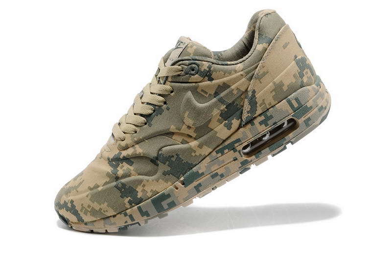 Air Max 87 Chaussures Hommes Jungle camouflage numerique Beige Vert (3)